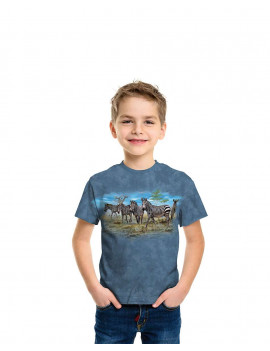 Zebra Gathering T-Shirt The Mountain