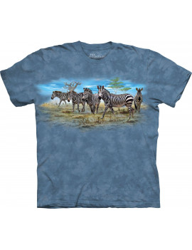 Zebra Gathering T-Shirt The Mountain