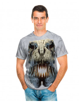 Silver Rex Skull T-Shirt The Mountain