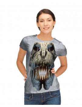 Silver Rex Skull T-Shirt The Mountain