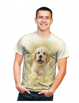 Golden Puppy T-Shirt The Mountain