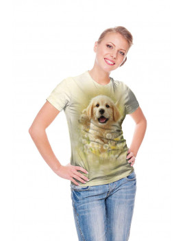 Golden Puppy T-Shirt The Mountain