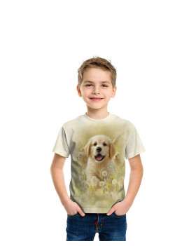Golden Puppy T-Shirt The Mountain