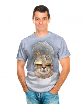 Cool Hipster Cat T-Shirt