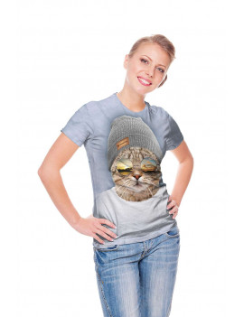 Cool Hipster Cat T-Shirt