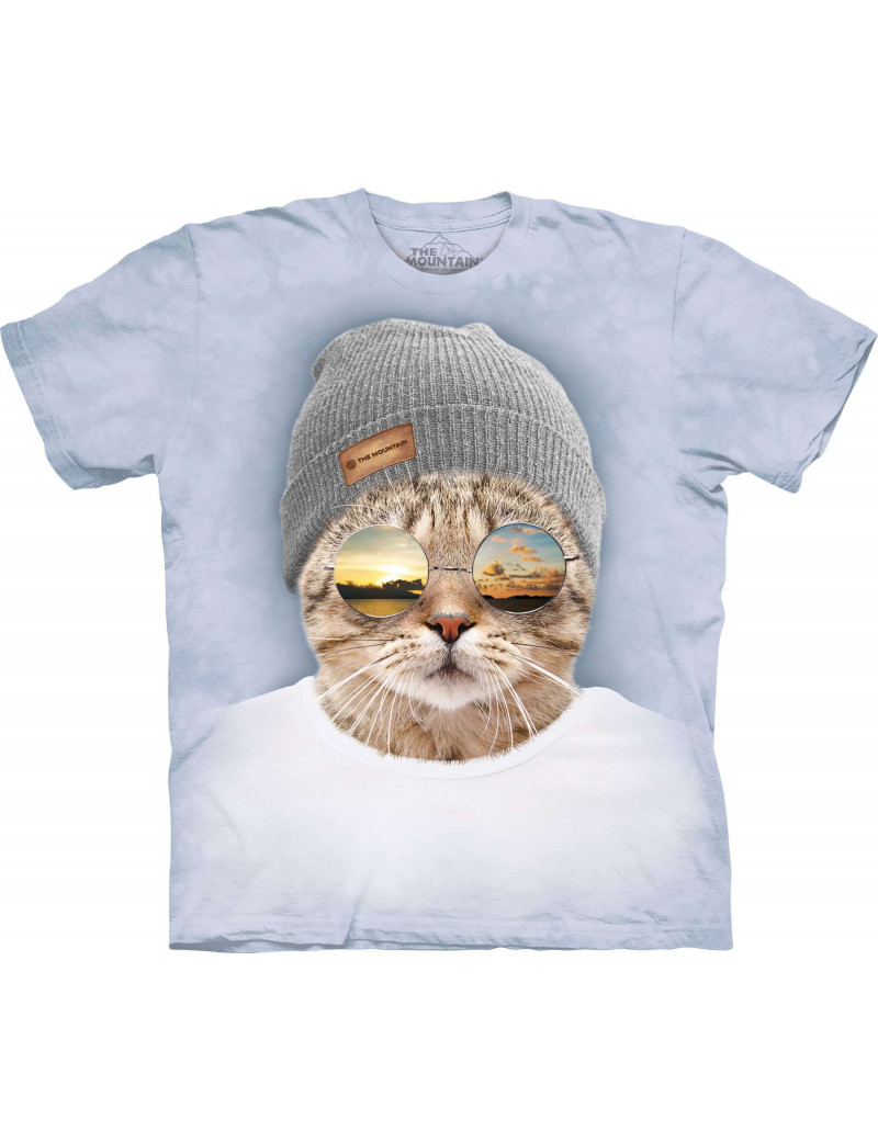 Cool Hipster Cat T-Shirt