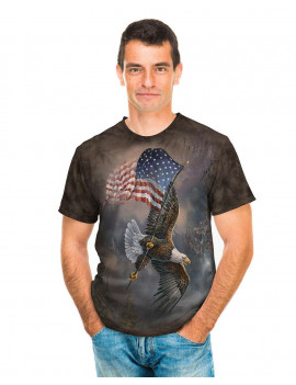 Flag-Bearing Eagle T-Shirt