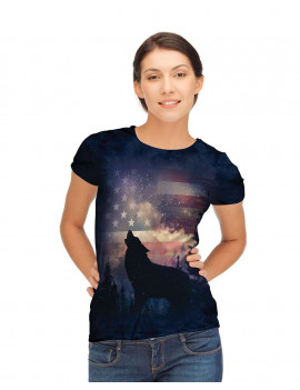 Patriotic Howl T-Shirt