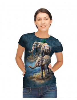 Asian Elephant Collage T-Shirt