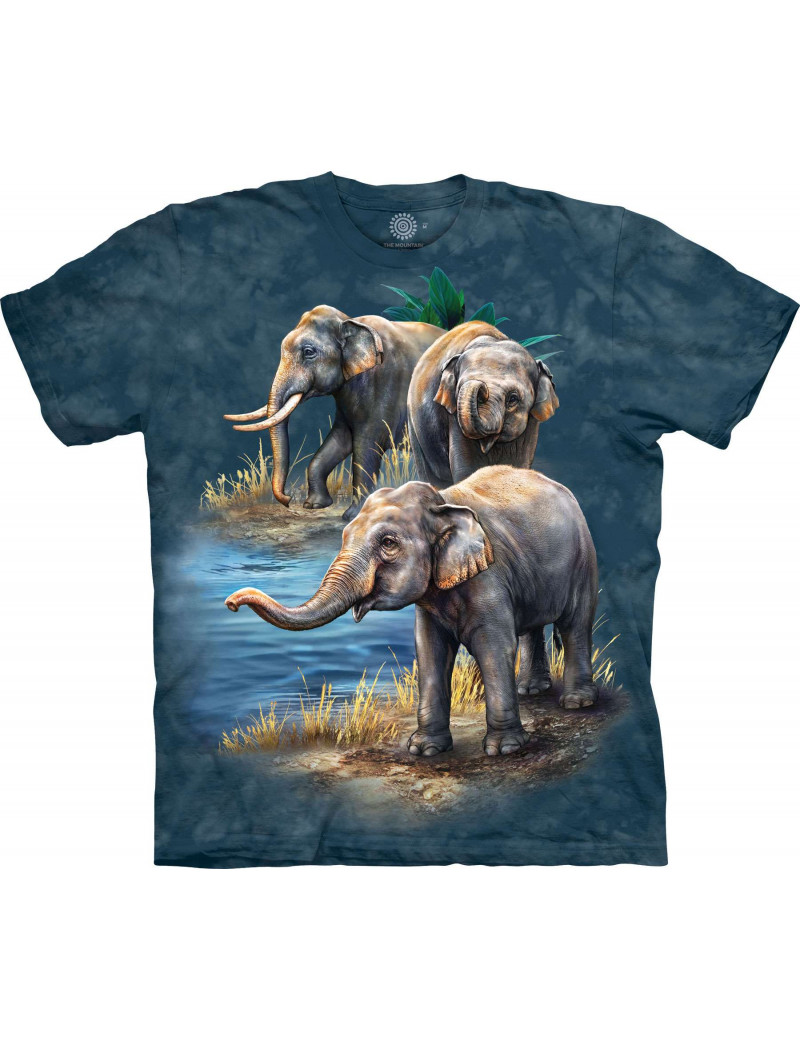 Asian Elephant Collage T-Shirt