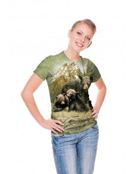 Black Bear Family T-Shirt