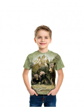Black Bear Family T-Shirt