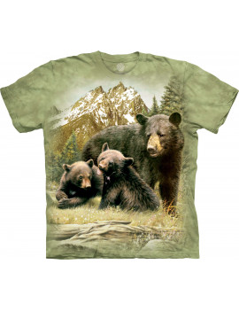 Black Bear Family T-Shirt