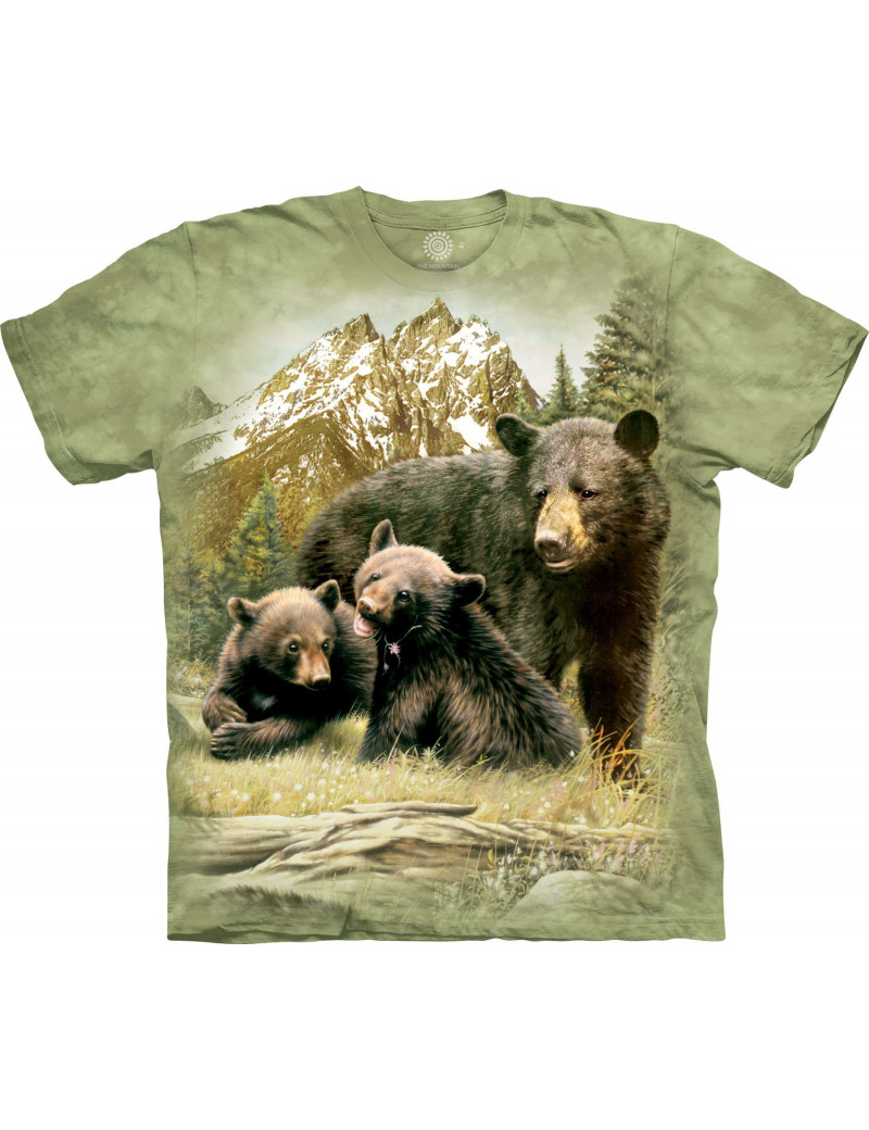 Black Bear Family T-Shirt