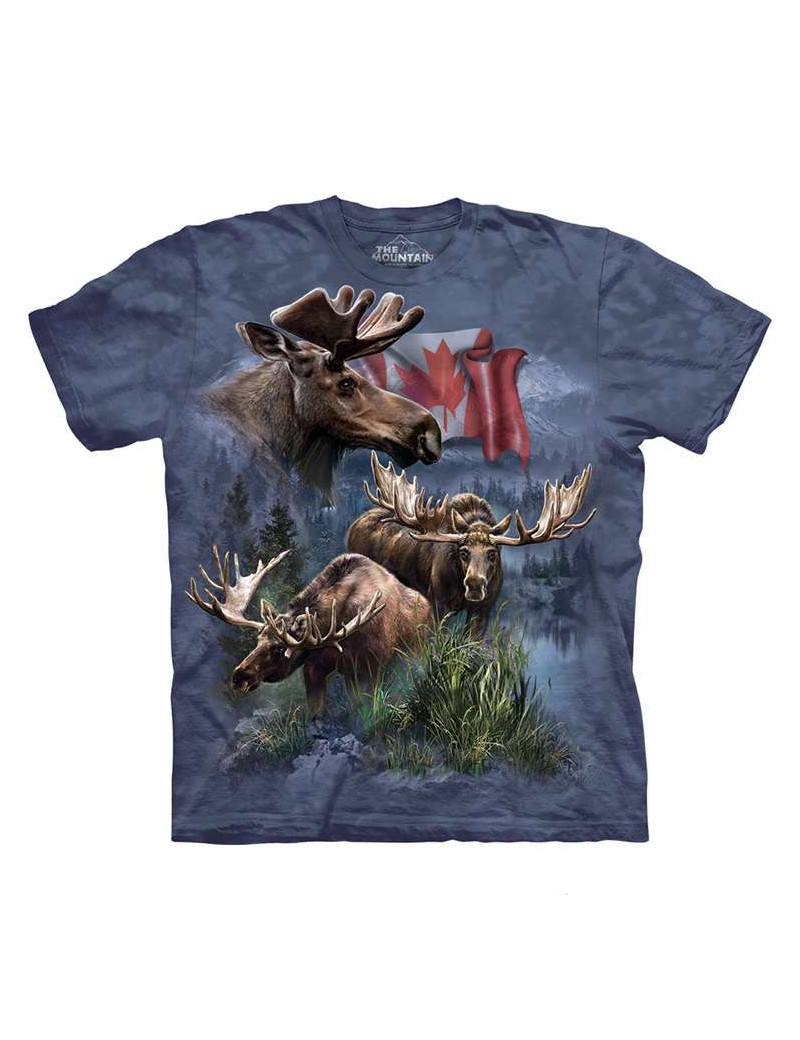 Canadian Moose Collage T-Shirt