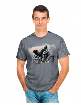 T-Shirt Biker For Life The Mountain