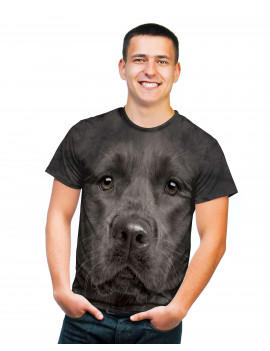 Black Lab Heavy Grey T-Shirt
