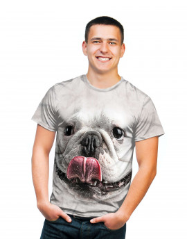 Silly Bulldog Face T-Shirt