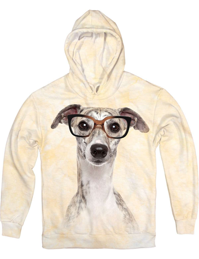 Dog in Glasses Hoodie