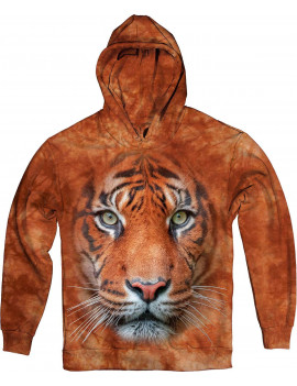 Tiger Face Hoodie