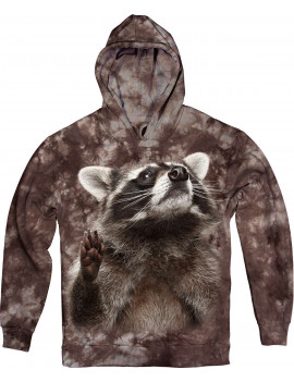Calm Down Racoon Hoodie
