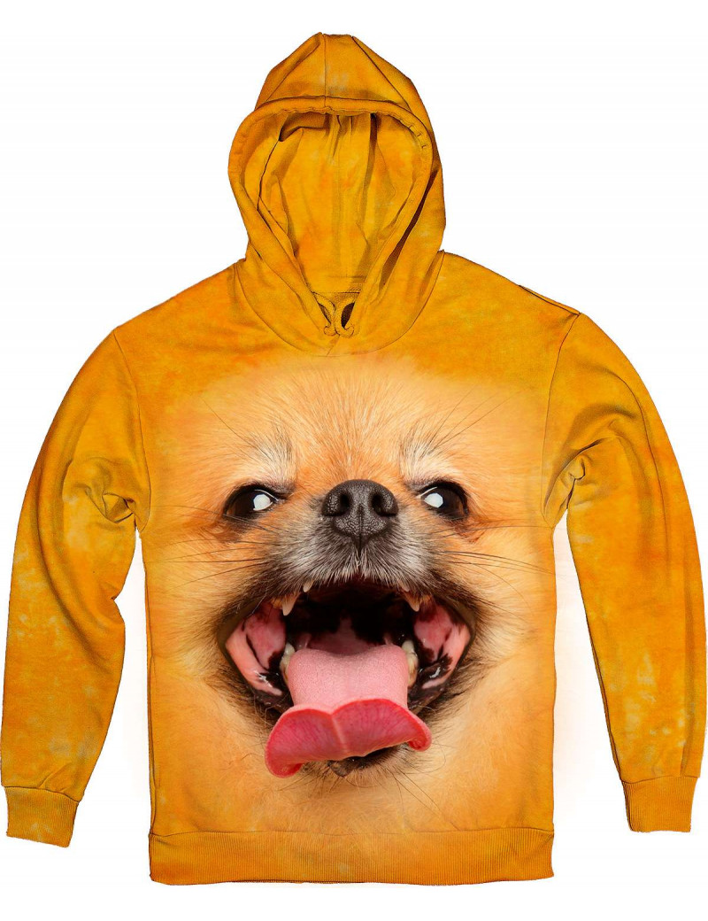Happy Pomeranian Spitz Hoodie
