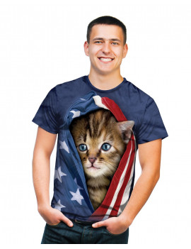 Patriotic Kitten T-Shirt