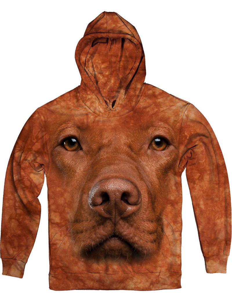 Hungarian Vizsla Dog Serious Hoodie