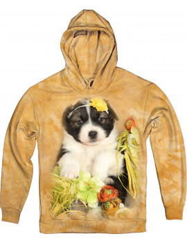 A Month Old Caucasian Shepherd Puppy Hoodie