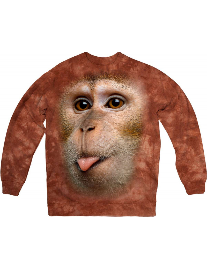 Crab-Eating Macaque Sweatshirt