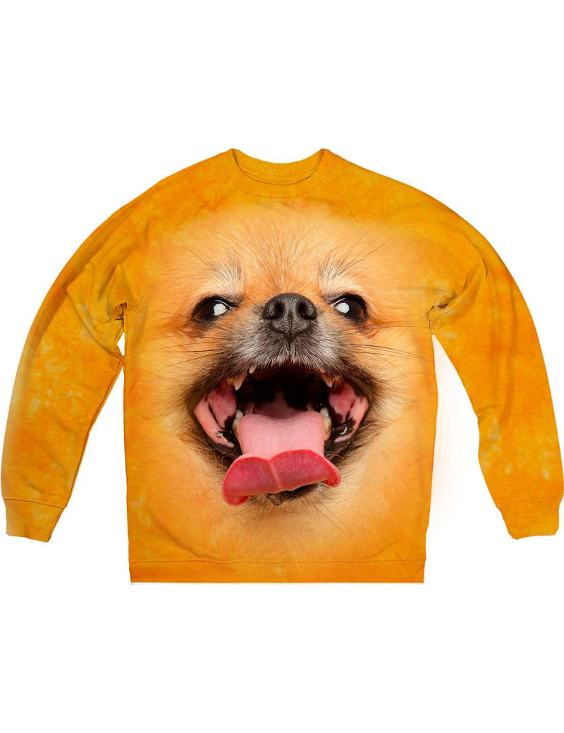 Happy Pomeranian Spitz Sweatshirt