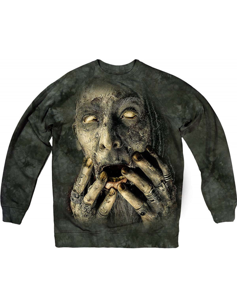 Zombie Pirate in green Sweatshirt