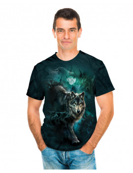Night Wolves Collage T-Shirt