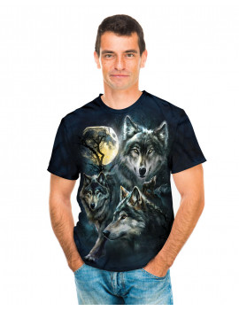 Moon Wolves Collage T-Shirt