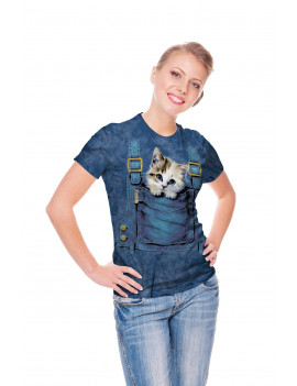 Kitty Overalls T-Shirt