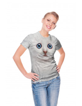 Ivory Kitten Face T-Shirt