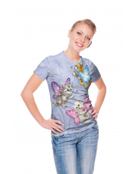 Butterfly Kitten Fairies T-Shirt