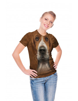 Basset Hound Head T-Shirt