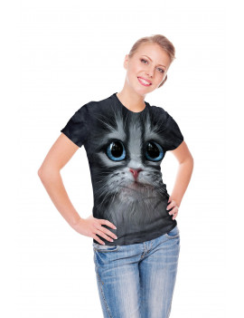 Cutie Pie Kitten Face T-Shirt 