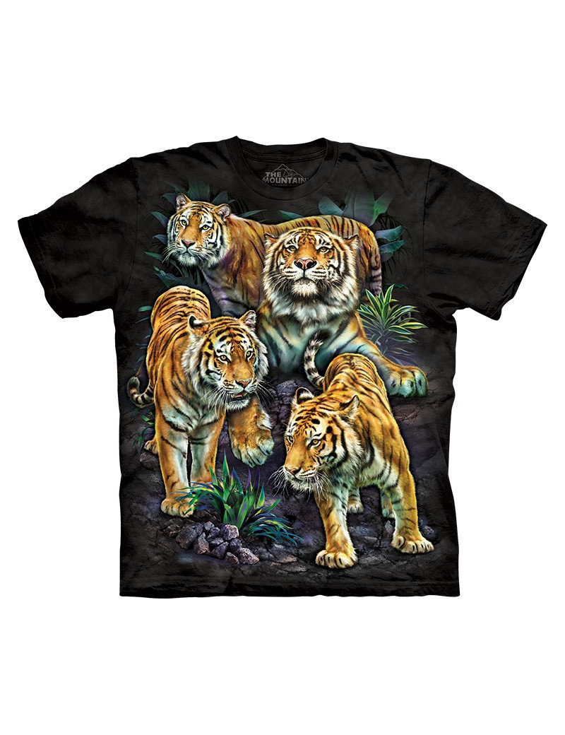 Bengal Tiger Collage T-Shirt The Mountain