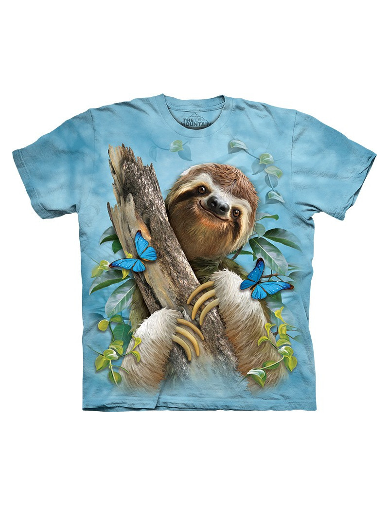 Sloth & Butterflies T-Shirt The Mountain