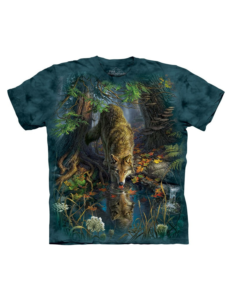 Enchanted Wolf Pool T-Shirt The Mountain