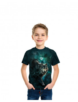 Night Wolves Collage T-Shirt