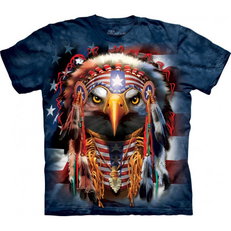 Native Patriot Eagle T-Shirt The Mountain