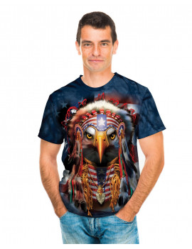 Native Patriot Eagle T-Shirt The Mountain
